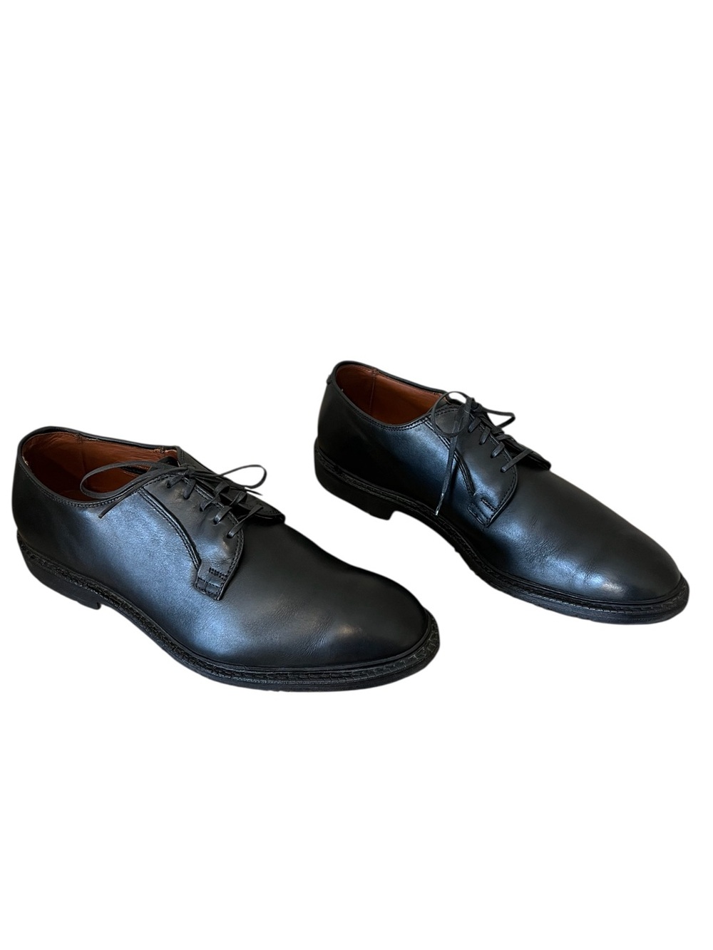 Allen Edmonds Badlands Black Leather Derby Shoes Men’s Size 11 Lace Up Plain Toe